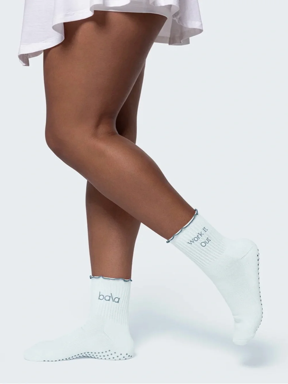 Bala The Frilly Sock in Sea (Size Medium)